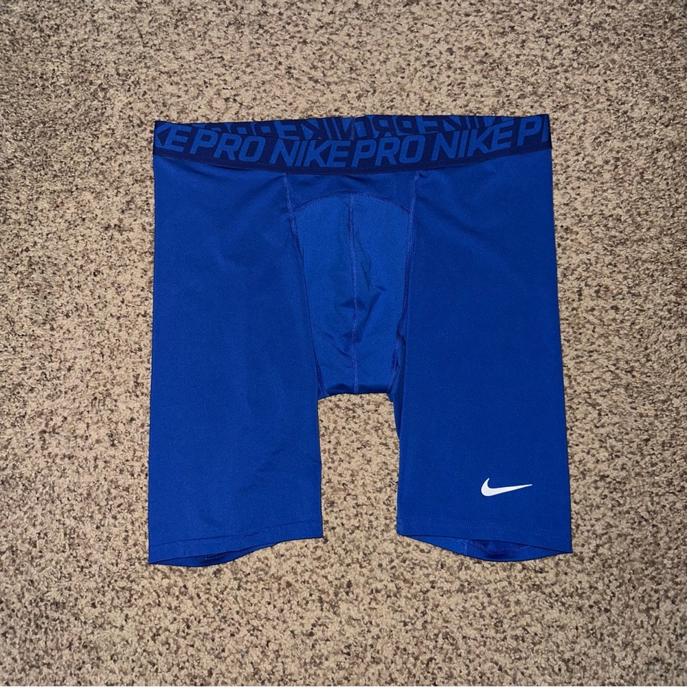 Nike Pro Dri Fit Compression Shorts Mens XXXL Athletic Base Layer Royal Blue